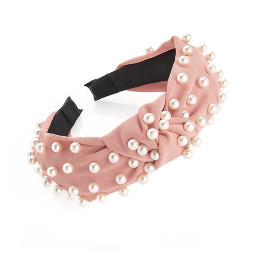 Cream pearl headband